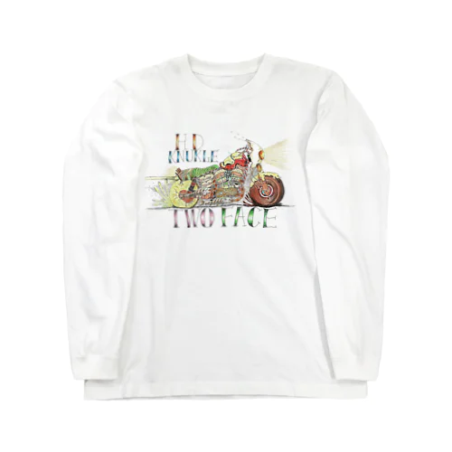 two face  Long Sleeve T-Shirt