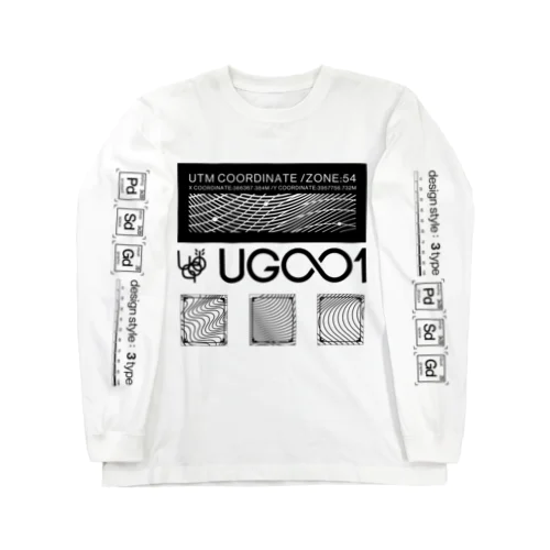 UG001 Chemical symbol ロングスリーブTシャツ