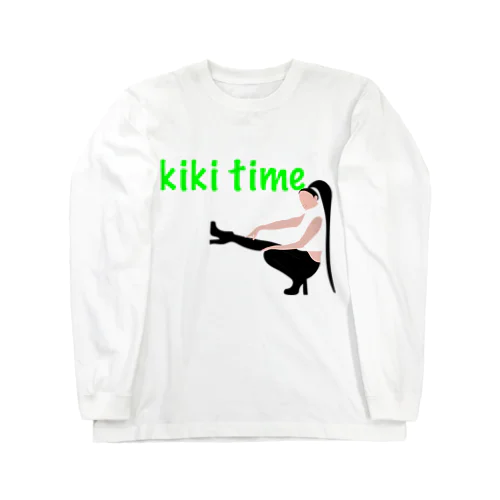 kiki time ロングスリーブTシャツ