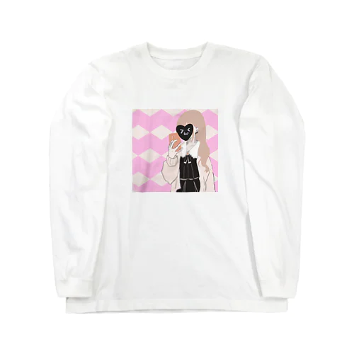 顔隠し自撮りちゃん Long Sleeve T-Shirt