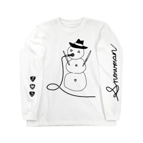SNOWMAN（スノーマン） 롱 슬리브 티셔츠