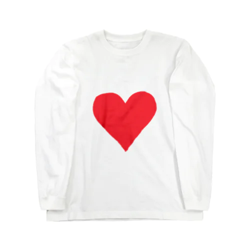 赤のハート Long Sleeve T-Shirt