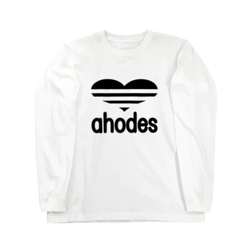 ahodes-黒 ロングスリーブTシャツ