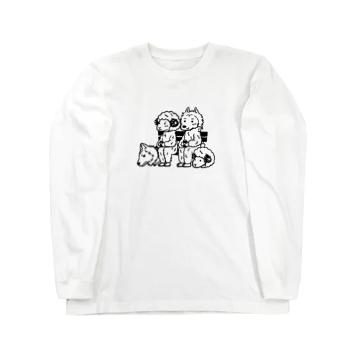 着ぐるみバイト（黒） Long Sleeve T-Shirt