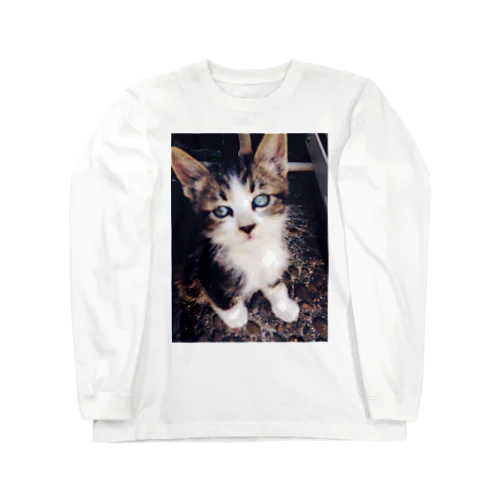 可愛いにゃんこ Long Sleeve T-Shirt