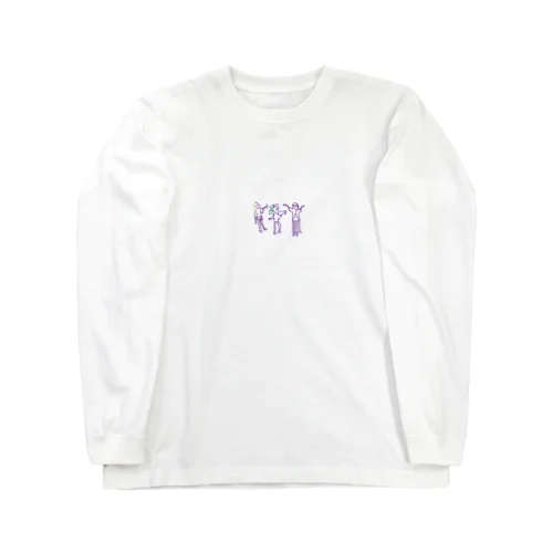 三人娘の陽気な毎日 Long Sleeve T-Shirt