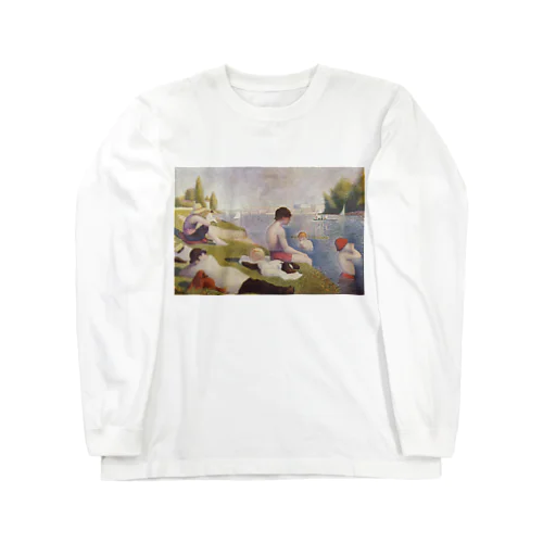 ジョルジュ・スーラ『アニエールの水浴』 Long Sleeve T-Shirt