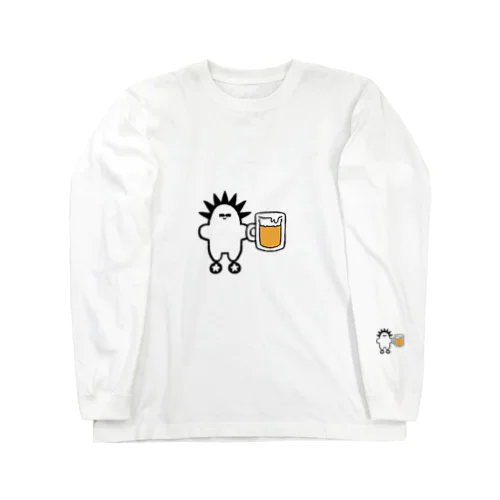 ヤンキービール飲みおこめ ロングスリーブTシャツ