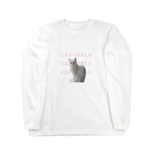 cat girls Long Sleeve T-Shirt