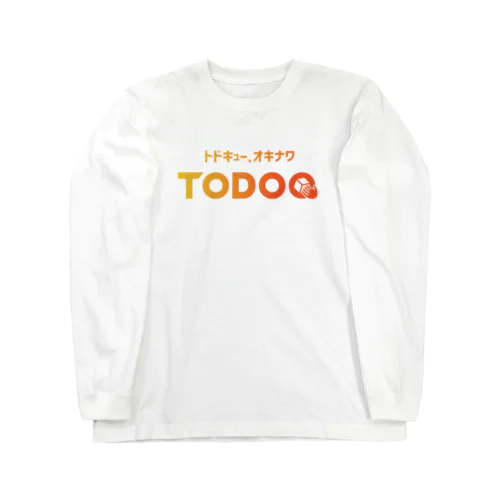 TODOQロゴ グラデーション ロングスリーブTシャツ