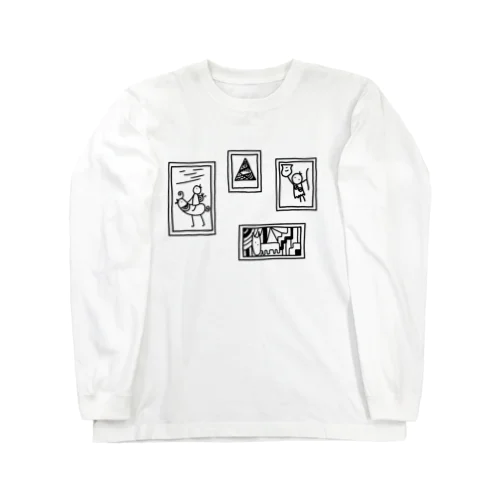 古代の謎展(白黒) Long Sleeve T-Shirt