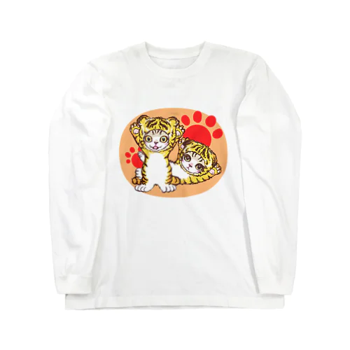 とらニャーちゃん ロングスリーブTシャツ