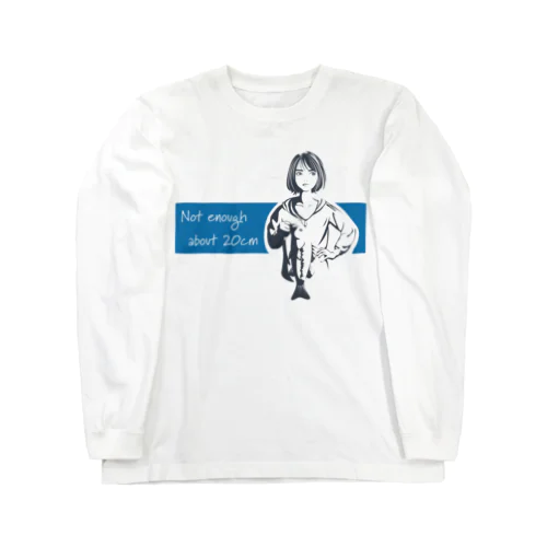 【ブラックバス釣り】釣りガールデカバスハンターTシャツ【ルアー】 Long Sleeve T-Shirt