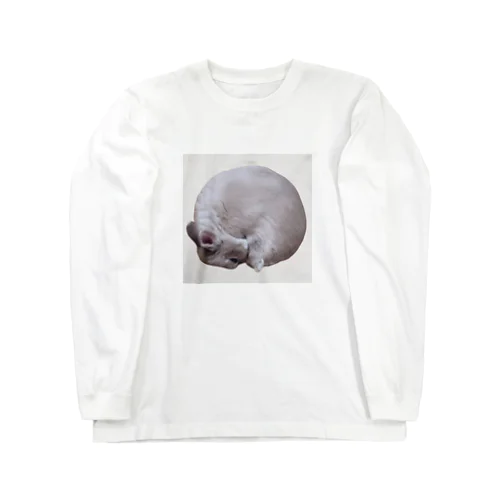 毛づくろいバニラたん Long Sleeve T-Shirt