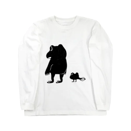 絆を感じ合うカエル Long Sleeve T-Shirt