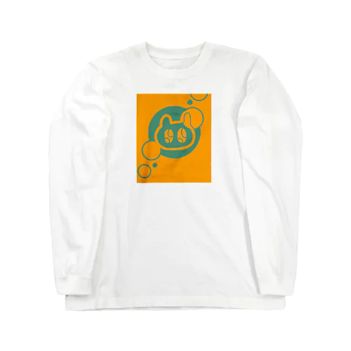 緑オレンジうさぎ！ Long Sleeve T-Shirt