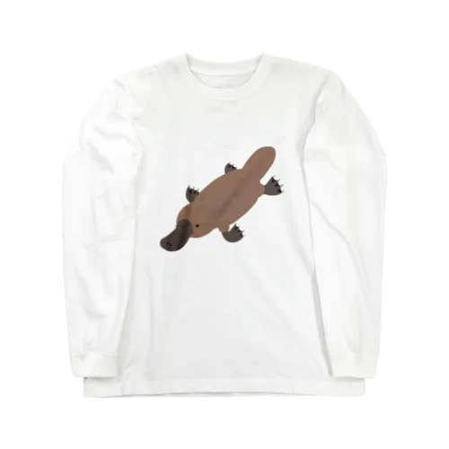 ナナメなカモノハシ Long Sleeve T-Shirt