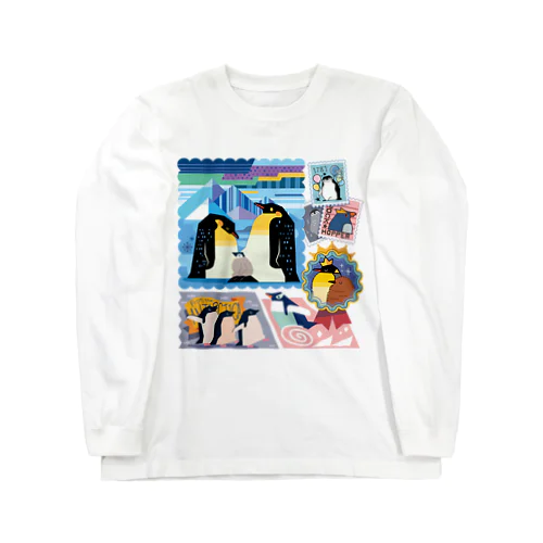 南半球のペンギンたち Long Sleeve T-Shirt