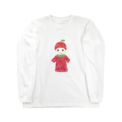 りんごにゃんこ Long Sleeve T-Shirt