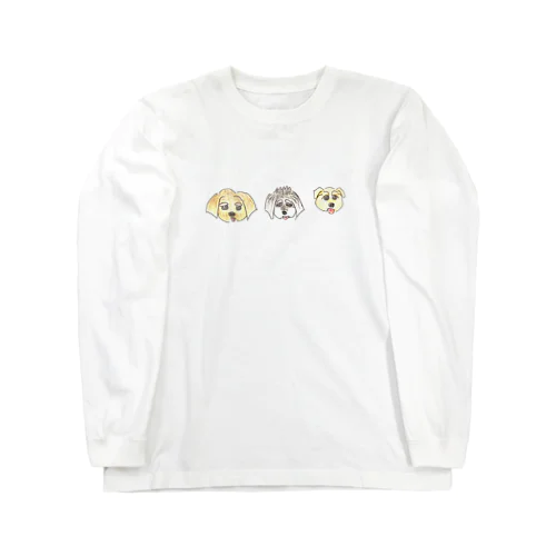 3匹の犬 Long Sleeve T-Shirt