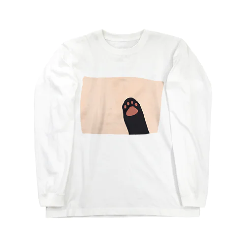 ねこのて（黒） Long Sleeve T-Shirt