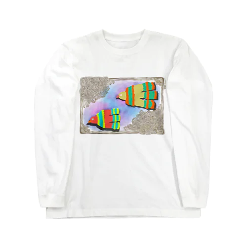 越冬鳥。 Long Sleeve T-Shirt