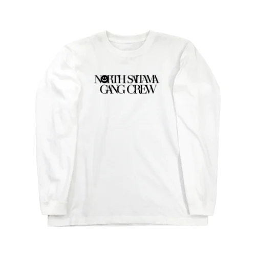 NSGC smile logo long sleeve T-shirt (black logo) ロングスリーブTシャツ