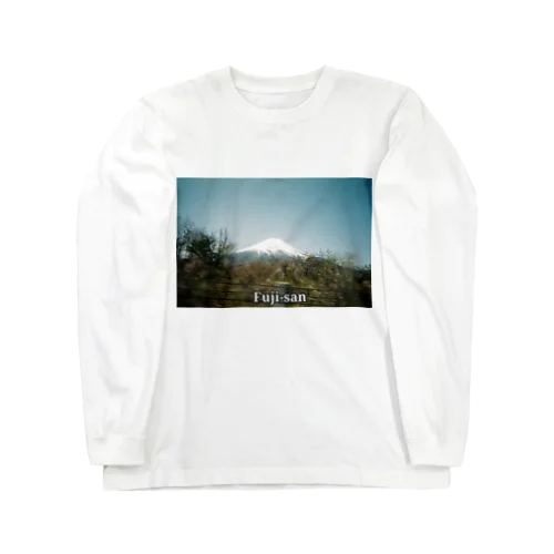 Famous mountain of Japan.[富士さん] Long Sleeve T-Shirt