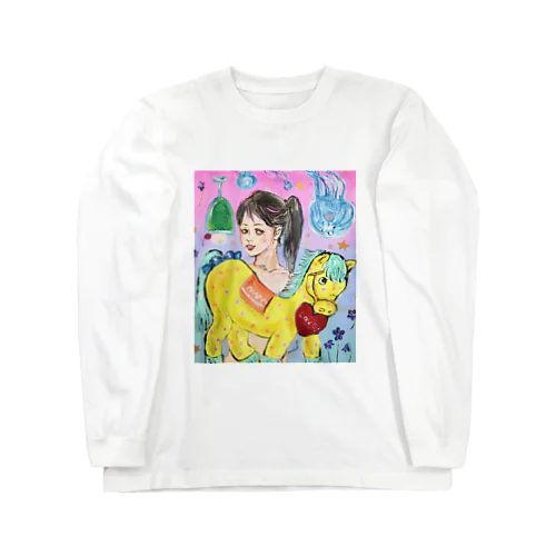 ポニーガール Long Sleeve T-Shirt