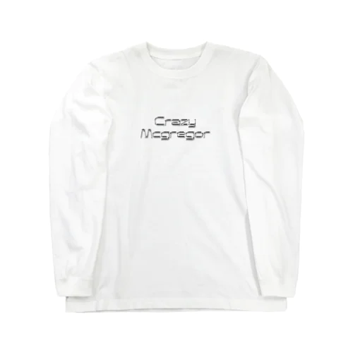 メタリックCrazyMcgregorロゴ Long Sleeve T-Shirt