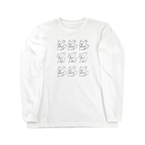 いぬねこ集合 Long Sleeve T-Shirt