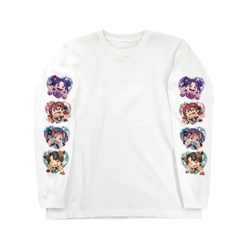 喜怒哀楽　集合 Long Sleeve T-Shirt