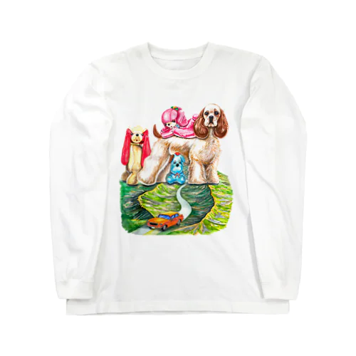 山脈DOG Long Sleeve T-Shirt