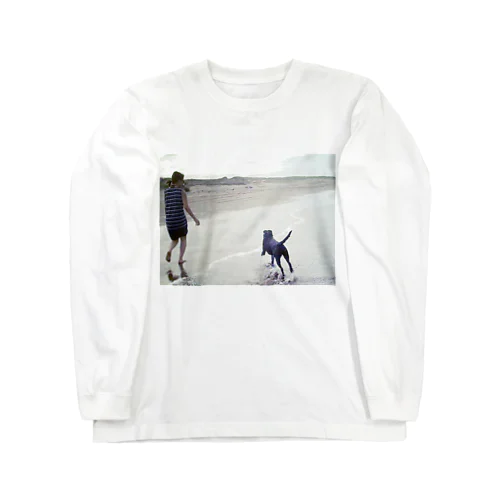 with TRIXIE 　run on the beach Long Sleeve T-Shirt