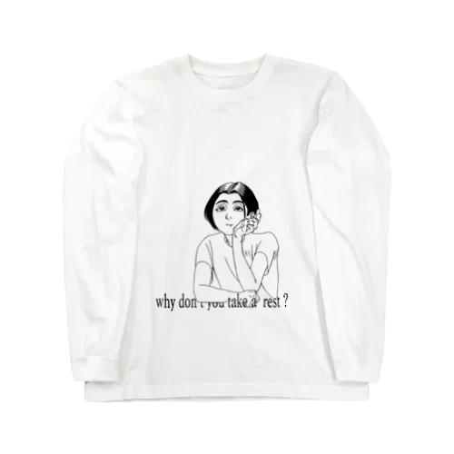 黄昏れる女子 Long Sleeve T-Shirt