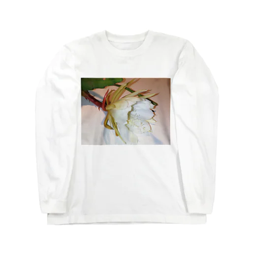 月下美人 長袖Tシャツ Long Sleeve T-Shirt