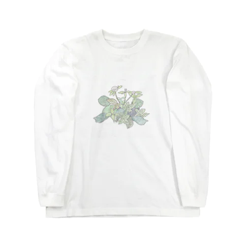 赤クローバー（アカツメクサ） Long Sleeve T-Shirt