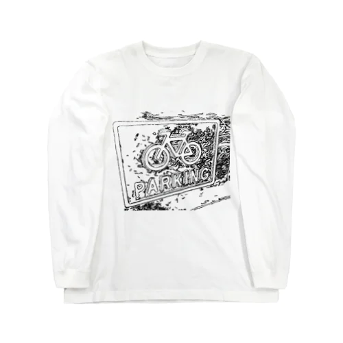 PARKING（モノクロver.） Long Sleeve T-Shirt