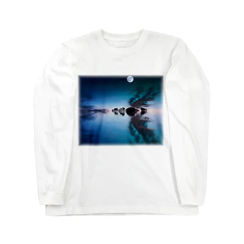 夜空の水面鏡 Long Sleeve T-Shirt