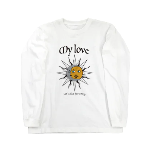 太陽と月 Long Sleeve T-Shirt