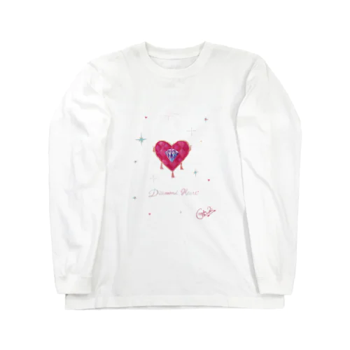 Diamond Heart Long Sleeve T-Shirt