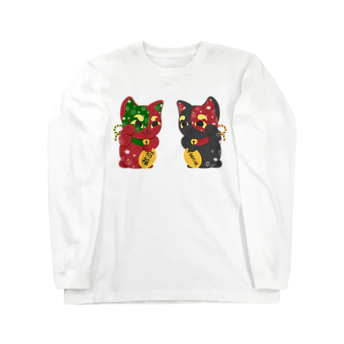 ふく福呼猫 Long Sleeve T-Shirt