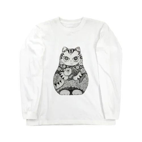 NEKOISM優秀賞受賞Limited Ｍodel　　　　　　マトリョーシカ　MOMOCO Long Sleeve T-Shirt