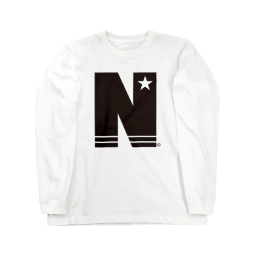 N STAR ブラック ロングスリーブTシャツ