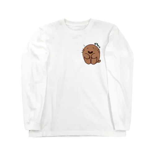 もぐパイセン おすわり Long Sleeve T-Shirt