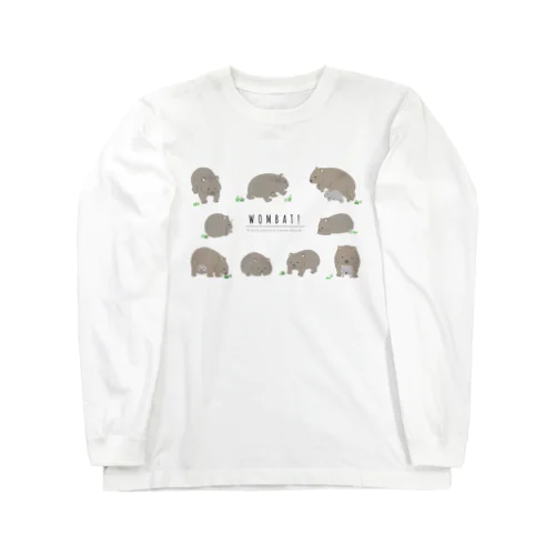 集合！ウォンバット Long Sleeve T-Shirt