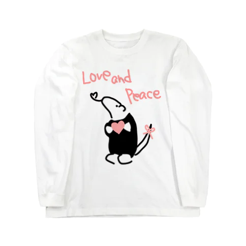 Love and Peace ロングスリーブTシャツ