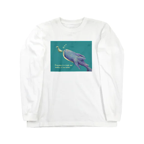 ジンベイザメとコバンザメ Long Sleeve T-Shirt