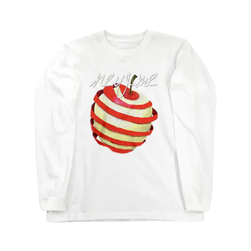 皮むきリンゴ Long Sleeve T-Shirt