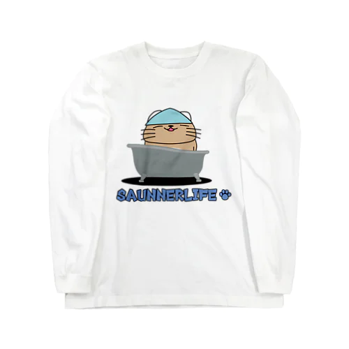 さうにゃにゃん お風呂 Ver. Long Sleeve T-Shirt